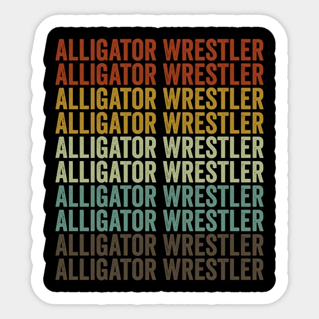 Alligator Wrestler Wrestler Wrestling Sticker by Alex21